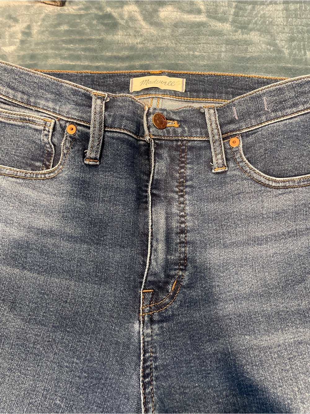 👖Madewell High-Rise Jeans in Classic Blue - 10 in High Rise Skinny, Sz 29 Womens